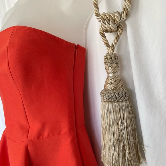 Vintage Halston Strapless Dress 4 - Picture 5 of 5